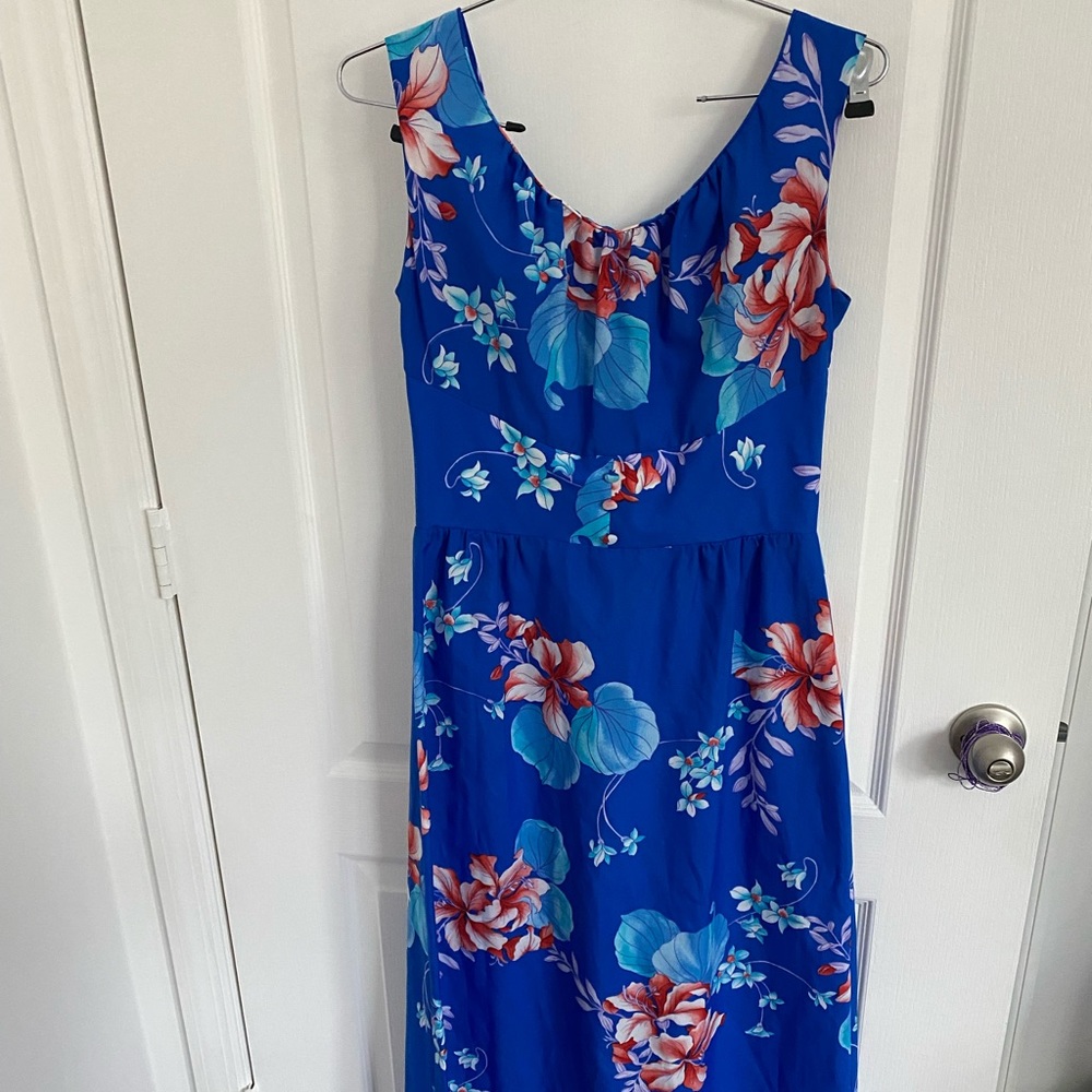 Vintage 60's PARADISE HAWAII Floral Dress Sz 12